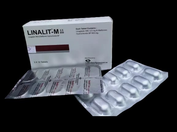Tablet Linalit M 2.5mg+850mg (30pcs)